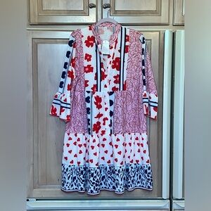 BOHO INSTAGRAM DRESS SIZE XXL BUT WOULD FIT A 12/14 (yes I clicked 🤣)